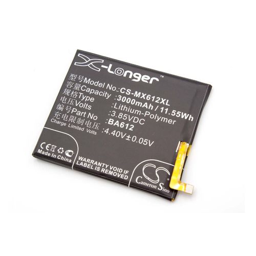 Vhbw Batterie Compatible Avec Meizu M5s, M5s Dual Sim, M612m, M612q Smartphone (3000mah, 3,85v, Li-Polymère)
