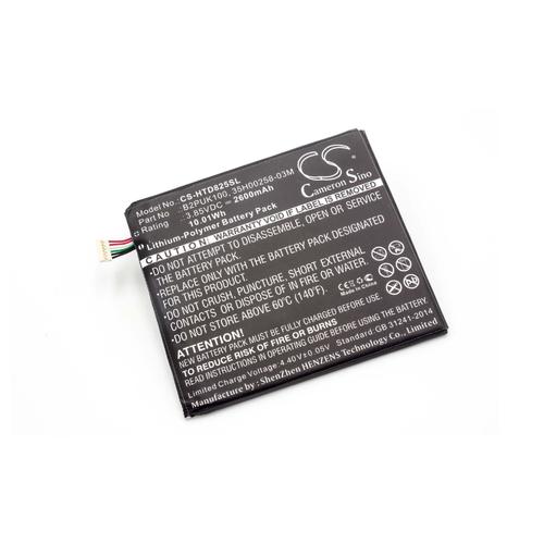 Vhbw Li-Polymère Batterie 2600mah (3.85v) Pour Téléphone Portable Mobil Smartphone Htc Desire 2puk00, 825, 825 Dual Sim, 825 Td-Lte, D825h, D825u