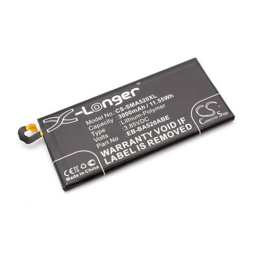 Vhbw Batterie Compatible Avec Samsung Galaxy A5 2017, Sm-A520f, Sm-A520f/Ds, Sm-A520k, Sm-A520l Téléphone Portable (3000mah, 3,85v, Li-Polymère)