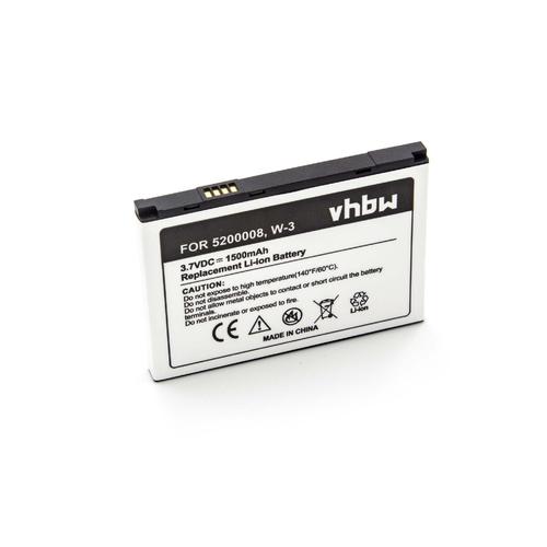 vhbw Li-Ion batterie 1500mAh (3.7V) pour votre router mobile hotspot Sierra Aircard 760 Wireless, 762, 762s, Wi-Fi 4G FC80