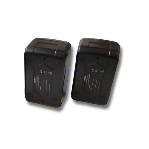 vhbw 2x Batteries compatible avec Milwaukee V28 HX (perforateur), V28 IW (visseuse à choc) - 3000 mAh, Li-ion, 28 V