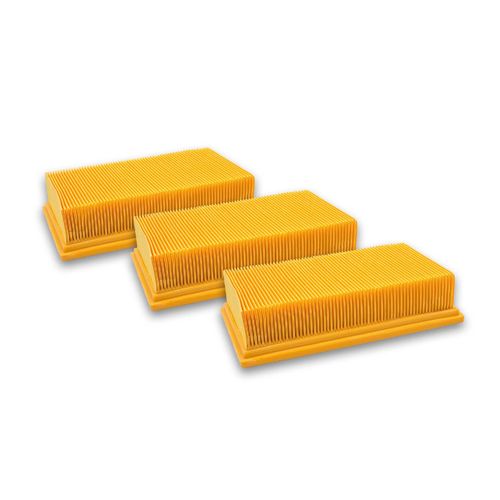 vhbw 3x filtre à pris plats pour aspirateur robot multi-usages comme Dewalt D279015-XJ