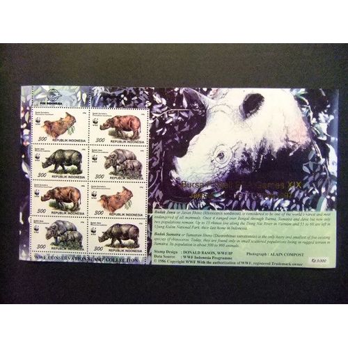 Indonésie 1997 Wwf Avec Surimpression Jeux Bursa Filateli Sea Games Xix //Aa