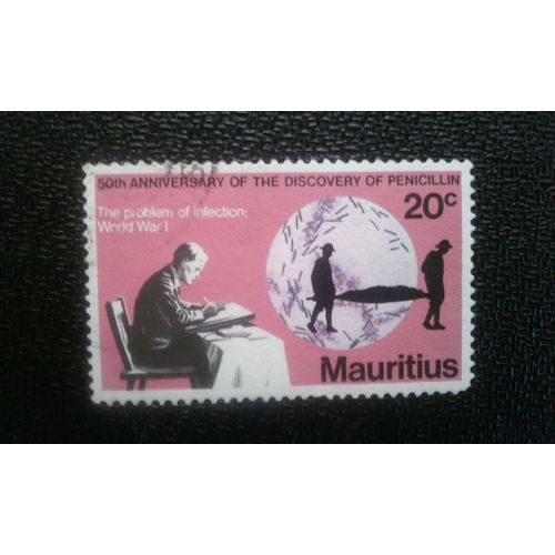 Timbre Mauritius ( Yt 472 ) 1978 Découverte De La Pénicilline