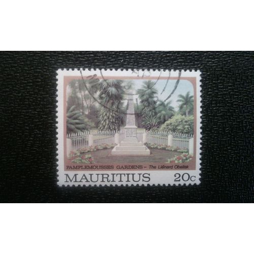 Timbre Mauritius ( Mi 489 ) 1980 Obélisque De Lienard