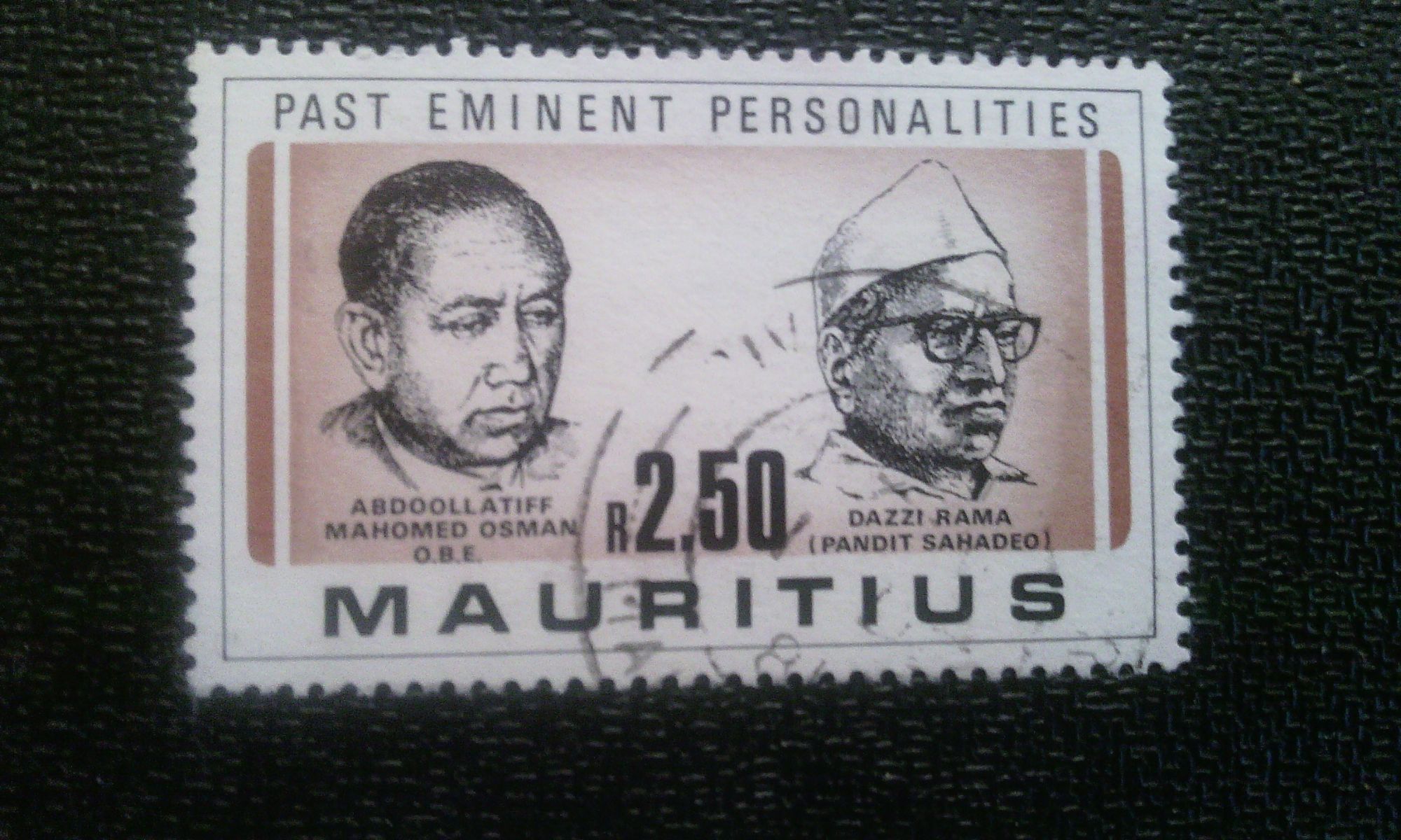 Timbre Mauritius ( Mi 524 ) 1981 Abdoollatiff Mohamed Osman, Dazzi Rama