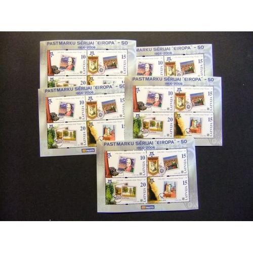 Lituanie Latvija 2006 Europe Cept Yvert Bloc 20 ** Mnh // Aa