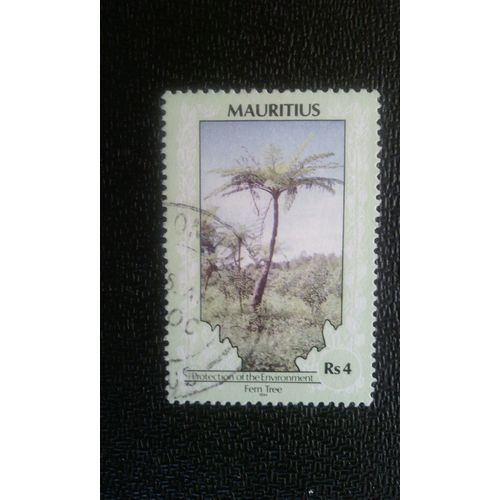 Timbre Mauritius ( Yt 709 ) 1989 Cycad