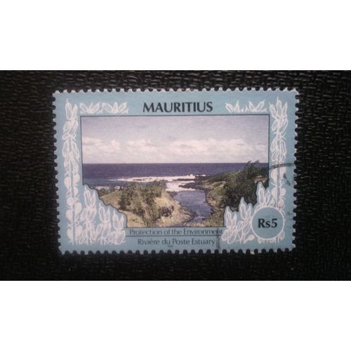 Timbre Mauritius ( Yt 763 ) 1991 Poste De L'estuaire De La Rivière