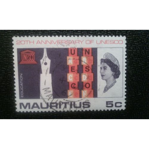 Timbre Mauritius ( Yt 289 ) 1966 U.N.E.S.C.O.