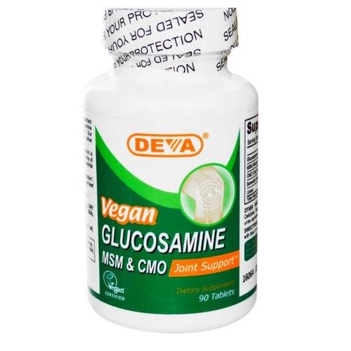 Deva, Glucosamine Msm & Cmo, Vegan, 90 Comprimés 