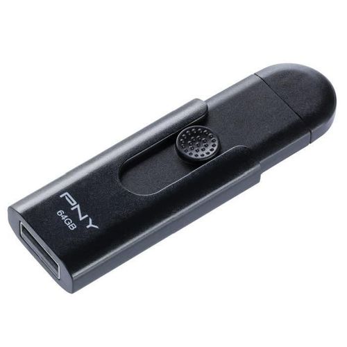 PNY Duo-Link On-the-Go Prime 3.0 - Clé USB - 64 Go - USB 3.0 / micro USB