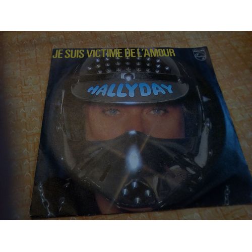 Disque Johnny Hallyday Je Suis Victime De L'amour 45 Tours