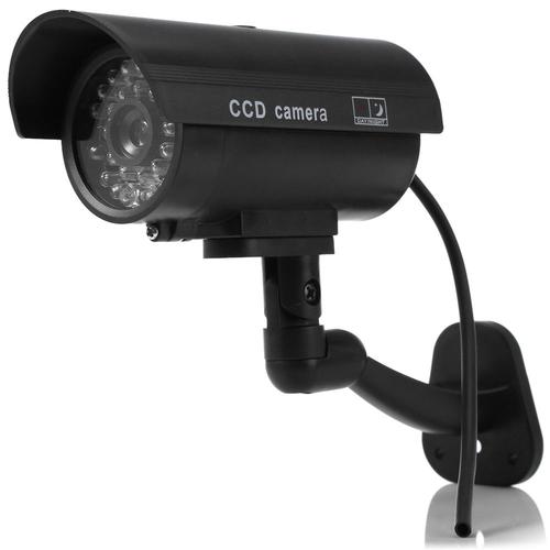 YOINS® Fimei Dummy Caméra Étanche Extérieur Intérieur Faux Caméra de Surveillance de Sécurité Factice Bullet CCTV Caméra Clignotant Rouge LED Lumière