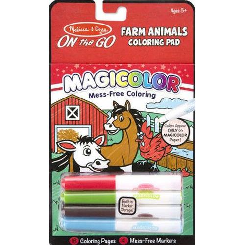 Melissa & Doug Bloc À Colorier Magicolor - Animaux De La Ferme