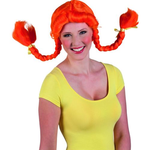 Perruque Orange Femme Taille Unique