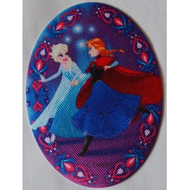 Pointez Sur L'image Pour Zoomer Vous En Avez Un À Vendre ? Vendez Le Vôtre La Reine Des Neiges Frozen Anna Elsa Olaf Ecusson Patch Thermocollant Disney E