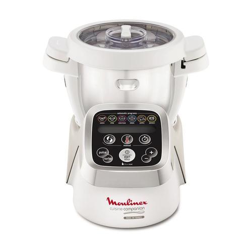 Moulinex Cuisine Companion HF800 A10 - Robot multi-fonctions - 1550 Watt - blanc/argent
