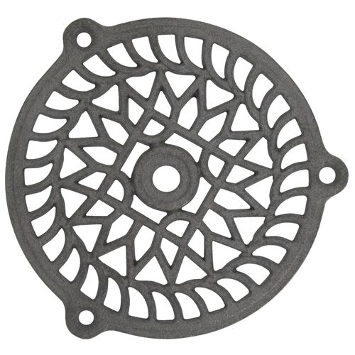 Grille Fonte Fixe Jardinier Massard - Ronde - Diamètre 110 Mm