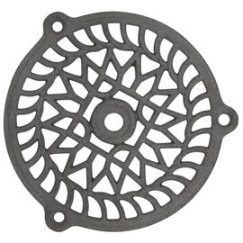 Grille Fonte Fixe Jardinier Massard - Ronde - Diamètre 110 Mm