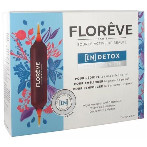 Compléments Alimentaires - Florêve Beauty In Force + Détox De La Peau 14 Ampoules 