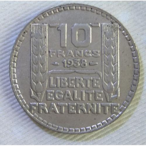 10 Francs Turin Argent 1938