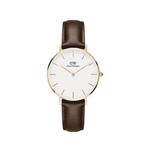 Montre Femme Daniel Wellington Petite Modèle Bristol Marron  - Dw00100171