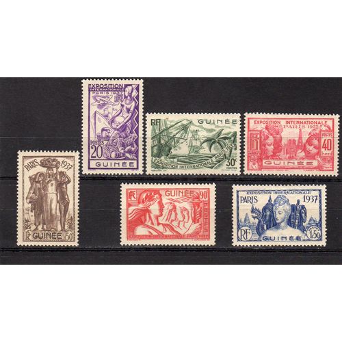 Timbres-Poste De Guinée (Exposition Internationale De Paris)