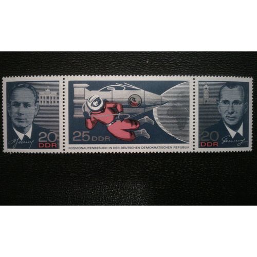 Timbre Allemagne - République Démocratique (Ddr) 160118 ) ( Yt 840 A ) 1965 Leonov-Belyayev