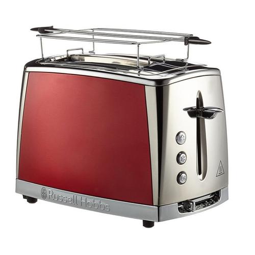 Russell Hobbs Luna 23220-56 - Grille-pain - 2 tranche - 2 Emplacements - rouge solaire