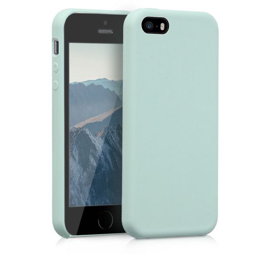 5S 5 kwmobile Coque Apple iPhone Se 5S 5 Coque pour Apple iPhone Se Housse de t/él/éphone en Silicone Bleu Pastel