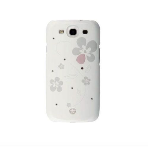 Coque Case Samsung Galaxy S3 Swarovski Elements Crystal Bloom Silicone Rigide (Tpu)