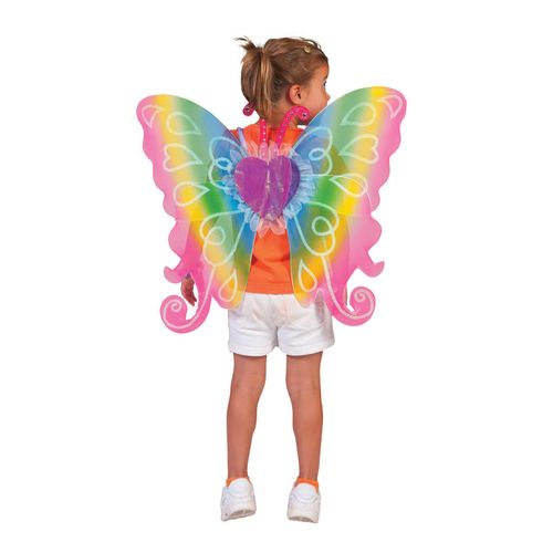 Ailes Coeur Multicolores 60 X 54 Cm Taille Unique