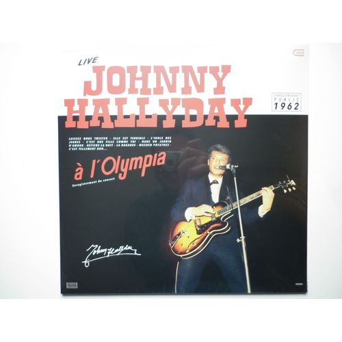 Johnny Hallyday 33tours Vinyle Johnny Live À L'olympia 1962 Pressage 2017