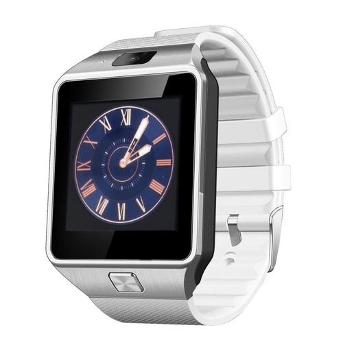 Smartwatch Bluetooth Appareil Photo Montre Téléphone Connectée Blanc