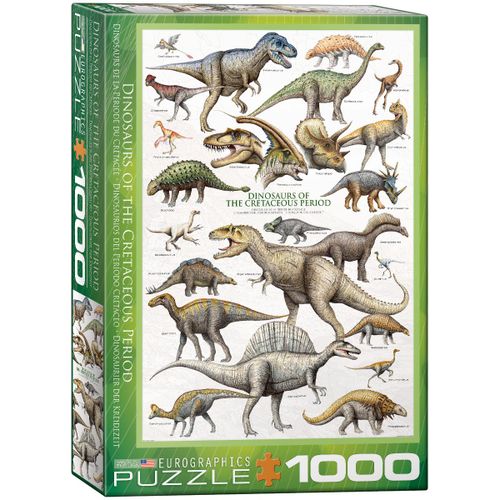 Dinausores Cretacée - 1000 Pcs - 9+ - #6000-0098
