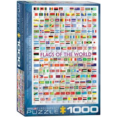 Drapeaux Du Monde - 1000 Pcs - 9+ - #6000-0128