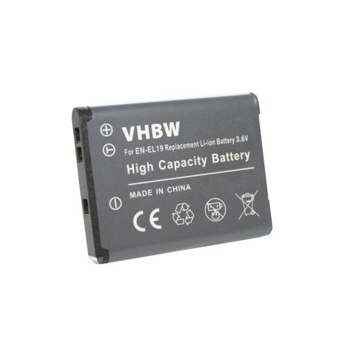 vhbw 1x Batteries compatible avec Nikon CoolPix W150 appareil photo, reflex numérique (600mAh, 3,7V, Li-ion)