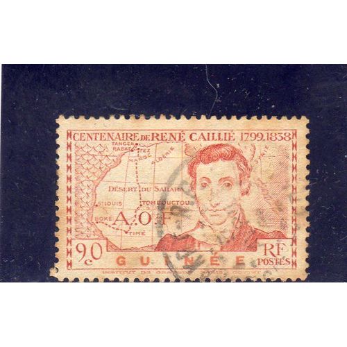 Timbre-Poste De Guinée (Centenaire De La Mort De L'explorateur René Caillié)