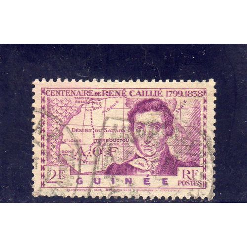 Timbre-Poste De Guinée (Centenaire De La Mort De L'explorateur René Caillié)