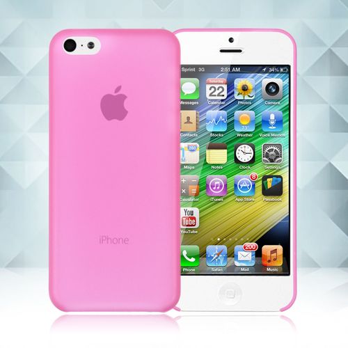 Coque Case Iphone 5c Fushia Ultra-Fine Silicone Souple (Tpu)