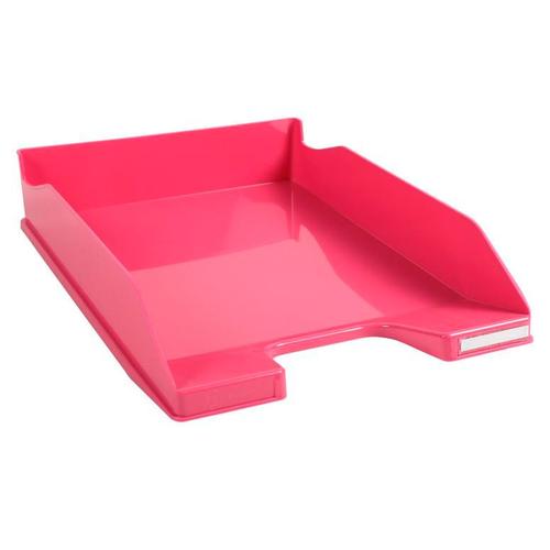 Exacompta Corbeille À Courrier Combo Midi Iderama Framboise Glossy