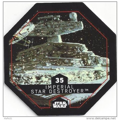 Carte Jeton Leclerc 2015 Star Wars Imperial Star Destroyer N 35