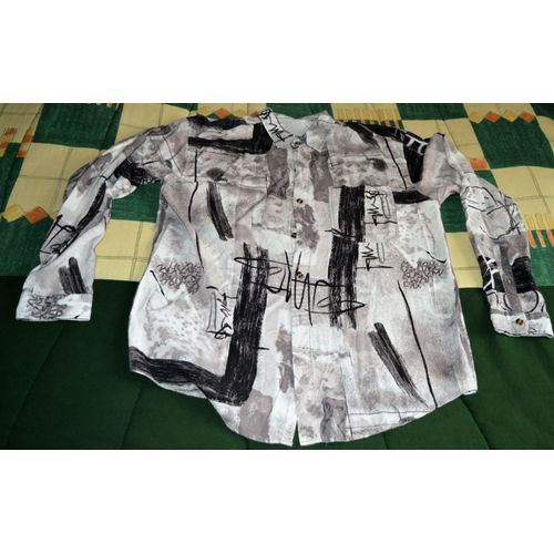 Chemise Henri Hill Coton M Blanc