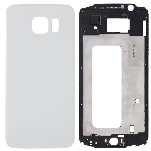 Remplacement Chassis Ecran + Coque Arrière Samsung Galaxy S6 / G920f Blanc