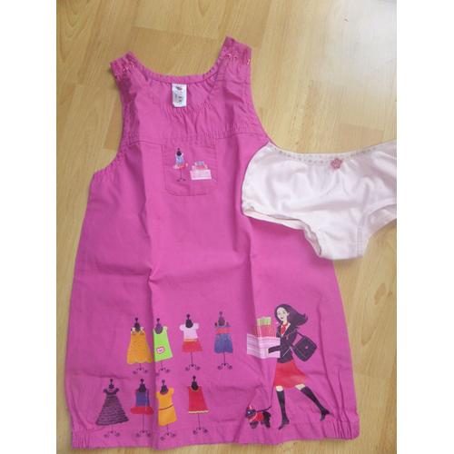 Robe Baby Club Coton 3 Ans Rose