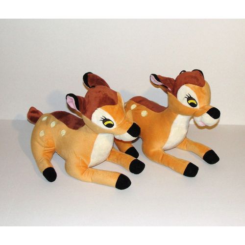 Peluche Bambi Forest Distribution Lot 2 Peluche Doudou Bambi Couché 30 Cm