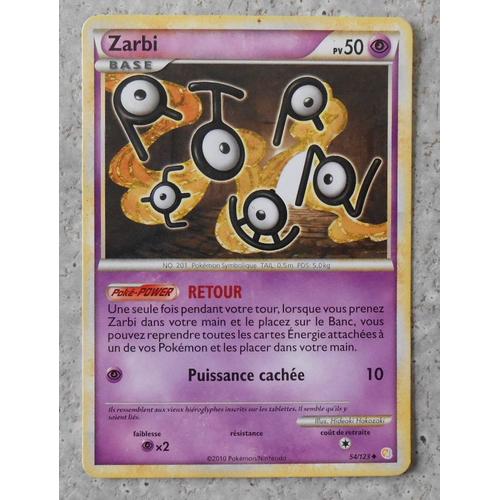 Zarbi 54/123 - Heartgold Soulsilver - Vf