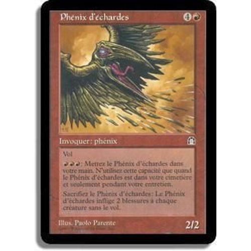 Magic Mtg - Phénix D'échardes (Forteresse) Rare Anglais