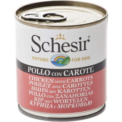 Pâtée Pour Chien Schesir En Gelée - Boîte 285 G Poulet Avec Potiron